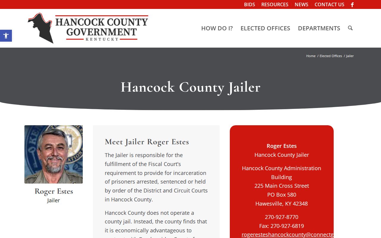 Official Hancock County arrest transport and roster explanation