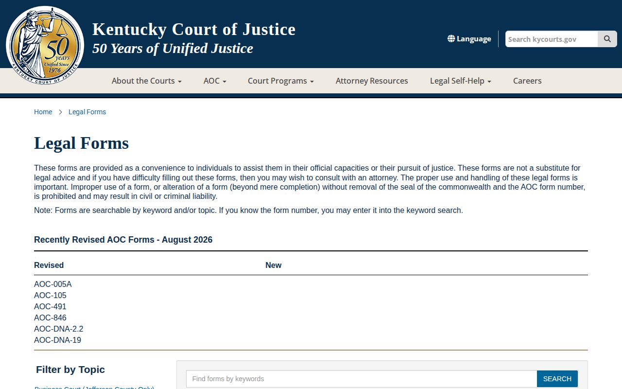 Kentucky legal forms for Hancock County arrest record relief